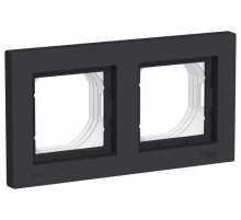 AtlasDesign Aqua Рамка 2-ая IP44, Карбон  ATN441002  SE