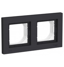AtlasDesign Aqua Рамка 2-ая IP44, Карбон  ATN441002  SE