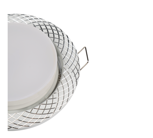 Светильник точечный встраиваемый под лампу PGX53d AL34-White  .5020290  Jazzway