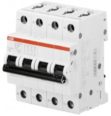 Выключатель автоматический четырехполюсный S204M UC 40А C 10кА (S204M C40UC)  2CDS274061R0404  ABB