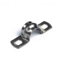 Скоба металлическая двухлапковая СМД(INOX) d10-11 мм (20шт/1600шт уп/кор)  PR08.20715  Промрукав