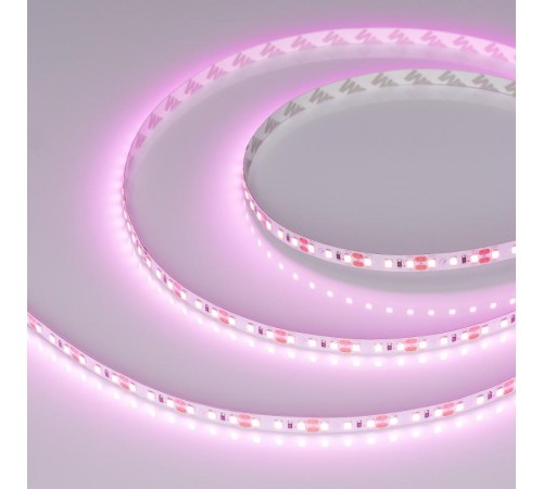 Лента светодиодная RT-A120-8mm 12V Pink (9.6 W/m, IP20, 2835, 5m) (arlight, Открытый)  015897(2)  Arlight