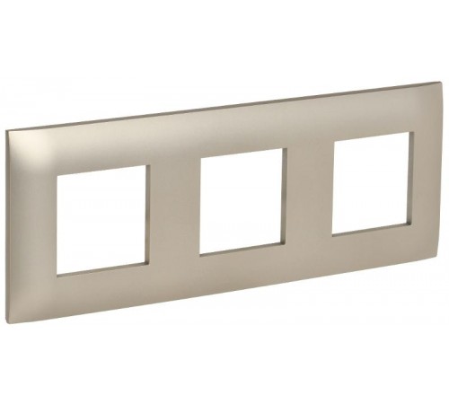 SKANDY Рамка 3-местная SK-F03Sh шампань  SK-M32-K37  IEK