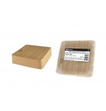 Коробка распределительная КР 50х50х20 о/п сосна, с клем. колодкой, IP40, инд. штрихкод  SQ1401-0402  TDM