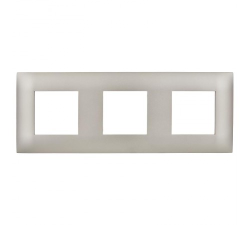 SKANDY Рамка 3-местная SK-F03Sh шампань  SK-M32-K37  IEK