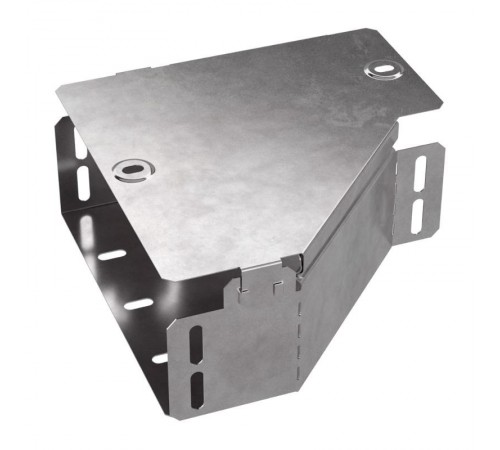 Переходник левый с крышкой Стандарт 200х100х80  PR16.0491  Промрукав