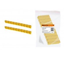 Маркер наборный - символ "L" желтый 4 мм2 (100 шт.)   SQ0534-0042  TDM