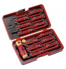 Отвертка диэлектрическая Smart с набором насадок 12 шт в кейсе  06391306  Felo