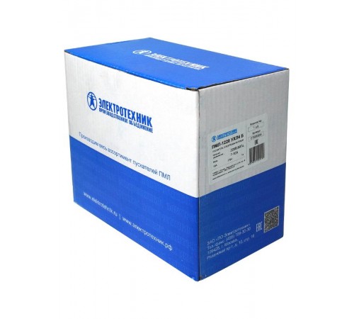 ПМЛ-1220 УХЛ4 Б, 220В/50Гц, 1з, 10А, нереверсивный, с реле РТЛ-1014-2 7-10А из пластика IP54, пускатель электромаг.  ET508535  Электротехник