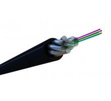 FO-AWSH-OUT-62-12-PE-BK Кабель волоконно-оптический 62.5/125 (OM1) многомодовый, 12 волокон, жесткий, бронир., внешний, PE, черн. 451330  Hyperline