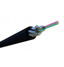 FO-AWSH-OUT-50-12-PE-BK Кабель волоконно-оптический 50/125 (OM2) многомодовый, 12 волокон, жесткий, бронир., внешний, PE, черн. 451328  Hyperline