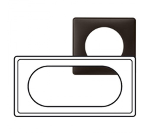 Celiane Перкаль Черная Рамка 4/5 мод  066745  Legrand