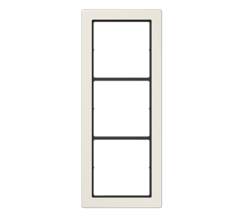 Рамка 3-кратная; слоновая кость FD983W Jung