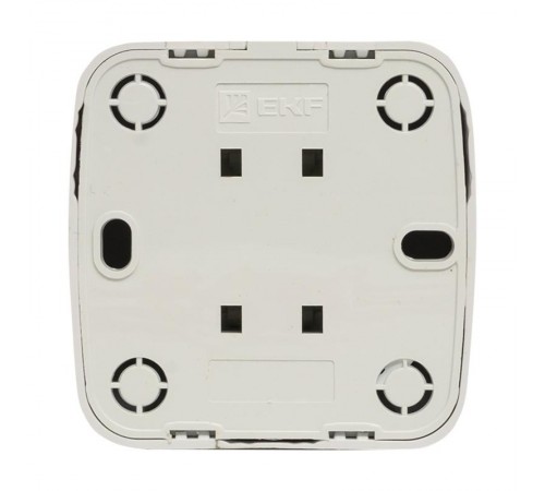 Минск Розетка TV 1-местная ОП 75Ом  5-862МГц белая  EKF Basic  EGA00-027-10  EKF