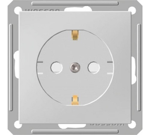 W59 Белый Розетка с заземлением с защитными шторками  RS16-152-1-86  SE