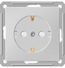 W59 Белый Розетка с заземлением с защитными шторками  RS16-152-1-86  SE