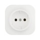 Quteo Белый Розетка без заземления  782210  Legrand