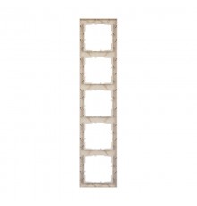 SUNO Рамка декоративная универсальная 5-постовая Цвет "Песочный"  721535  Legrand