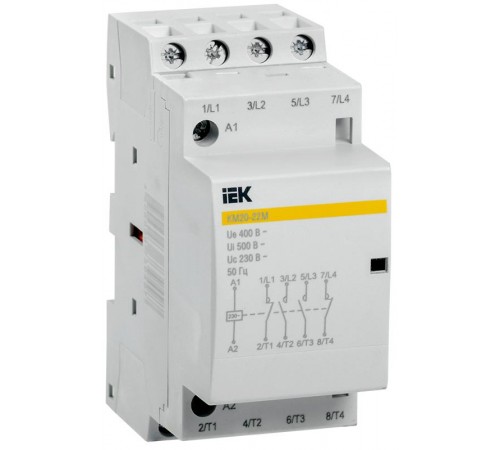 Контактор модульный КМ20-22М AC IEK  MKK11-20-22  IEK