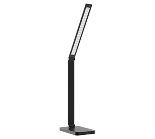 Светильник настольный Qplus GTL501 10W 600lm 3000-6000K 170-265V черный диммируемый Qi USB LED 1/12  GT5012  Gauss