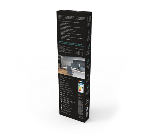 Светильник настольный Qplus GTL501 10W 600lm 3000-6000K 170-265V черный диммируемый Qi USB LED 1/12  GT5012  Gauss