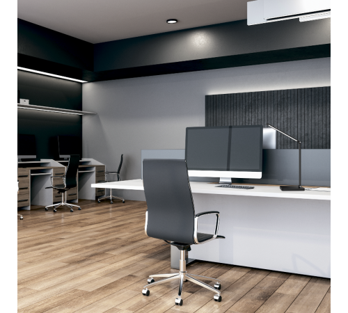 Светильник настольный Qplus GTL501 10W 600lm 3000-6000K 170-265V черный диммируемый Qi USB LED 1/12  GT5012  Gauss