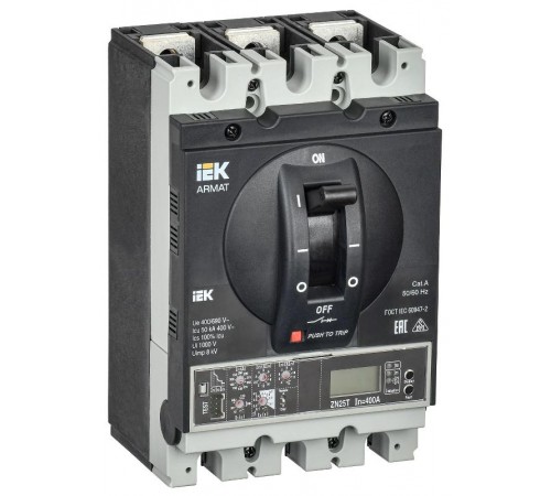 ARMAT Авт. выкл. лит. корпус 3P G 50кА 250А эл. пр.  AR-MCCB-3G-050-0250A-ELPC  IEK