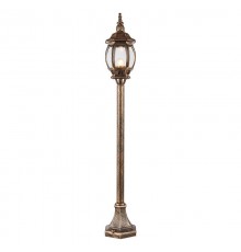 Светильник садово-парковый 8110 100W 230V E27 160*160*1140мм черное золото  11240  FERON