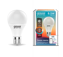 Лампа Светодиодная Smart Home DIM+CCT E27 A60 8.5 Вт 1/10/100  1130112  Gauss