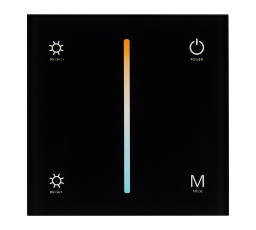 Панель SMART-P21-MIX-G-IN Black (12-24V, 4x3A, Sens, 2.4G) (Arlight, IP20 Пластик, 5 лет)  033765  Arlight