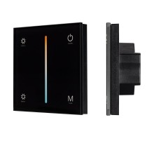 Панель SMART-P21-MIX-G-IN Black (12-24V, 4x3A, Sens, 2.4G) (Arlight, IP20 Пластик, 5 лет)  033765  Arlight