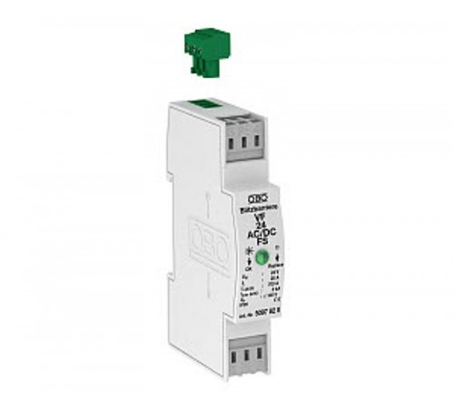 Устройства защиты от импульсных перенапряжений УЗИП для силовых сетей (Класс III), 24 В (VF24-AC/DC-FS)  5097820  OBO Bettermann