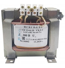 ОСО-0,25 УХЛ3 380/24, IP00, трансформатор  ET052251  Электротехник