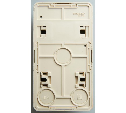 Этюд Сосна О/У Блок: Розетка без заземления + Выключатель 2-клавишный  BPA16-205D  SE