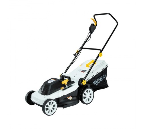 Газонокосилка электрическая KR-2000, 2000Вт, ширина 42см, 6 уровней, 45л  KR-16-1241  Kranz
