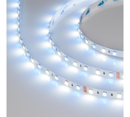 Лента светодиодная RT-B60-10mm 24V RGBW-White (14.4 W/m, IP20, 5060, 5m) (arlight, Открытый)  018325(2)  Arlight