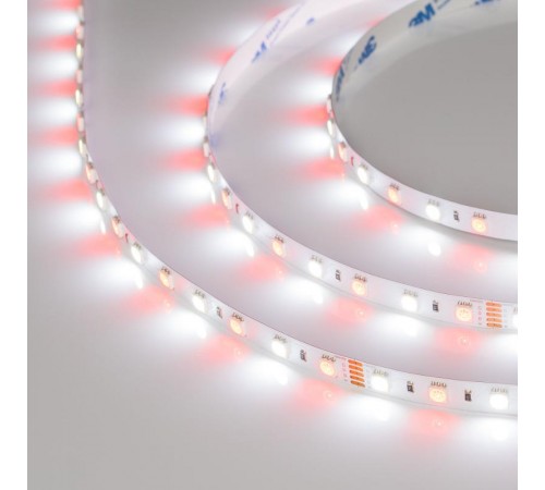 Лента светодиодная RT-B60-10mm 24V RGBW-White (14.4 W/m, IP20, 5060, 5m) (arlight, Открытый)  018325(2)  Arlight