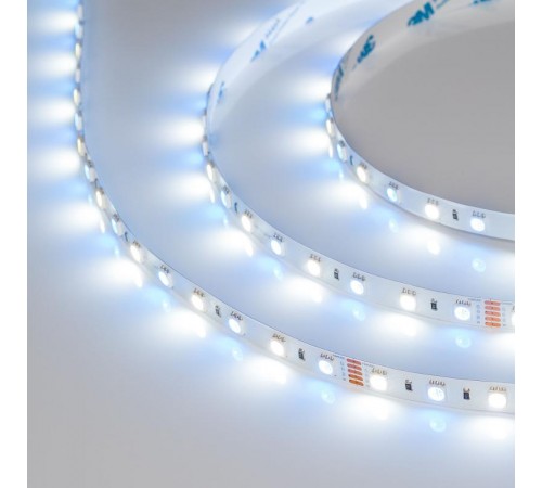 Лента светодиодная RT-B60-10mm 24V RGBW-White (14.4 W/m, IP20, 5060, 5m) (arlight, Открытый)  018325(2)  Arlight
