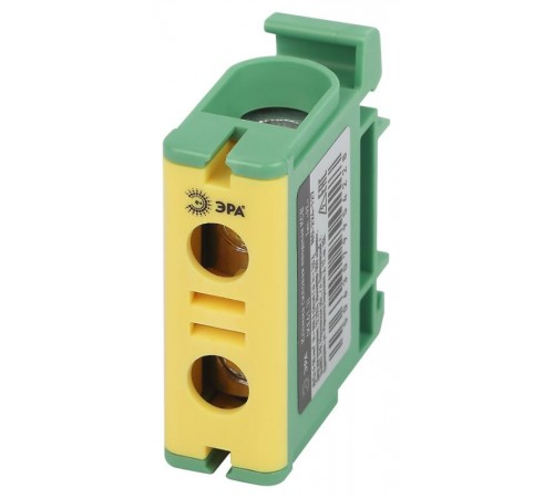 Клеммы силовые вводные КСВ  NO-224-127 (KE61.3) 6-50 мм желтая/зеленая "PE"  Б0065565  ЭРА