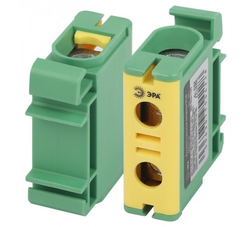 Клеммы силовые вводные КСВ  NO-224-127 (KE61.3) 6-50 мм желтая/зеленая "PE"  Б0065565  ЭРА