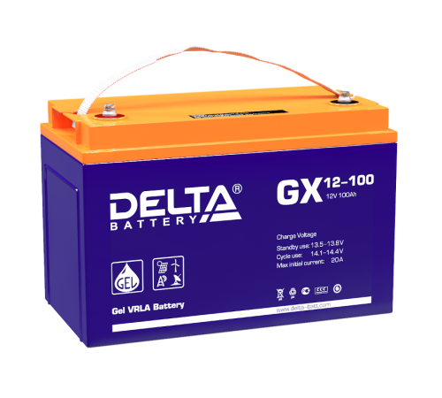 Аккумуляторная батарея Solar серии GX 12-100  12В/100Ач  GX 12-100   DELTA