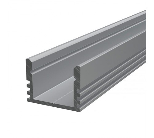 Профиль алюминиевый для светодиодной ленты накладной  1612-2 , 2м  146-201  REXANT