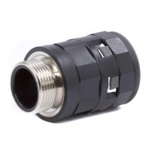 Муфта труба-коробка с металлической резьбой DN 23 мм, М32х1,5, полиамид, цвет черный  PAS23M32N  DKC