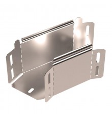 Угол горизонтальный 45 градусов Стандарт INOX (AISI 409) 100х100  PR16.3466  Промрукав