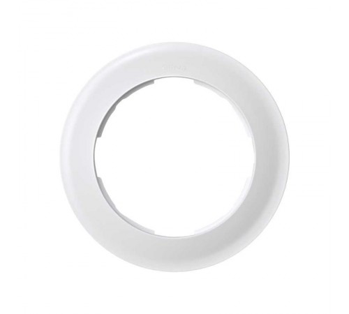 Simon 88 Рамка декоративная, 1 пост, круг в круге, S88, белый  88610-30  Simon