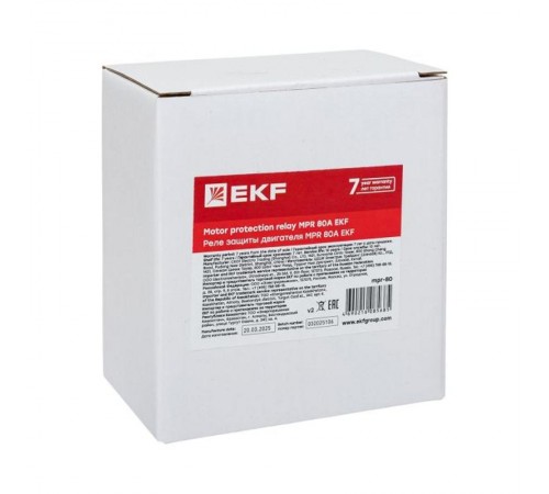 Реле защиты двигателя MPR 80А EKF PROxima  mpr-80  EKF