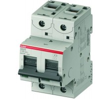 Выключатель автоматический двухполюсный S802C 10А C 25кА (S802C C10)  2CCS882001R0104  ABB