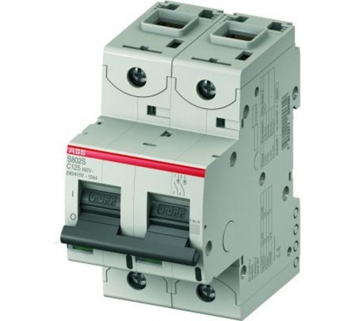 Выключатель автоматический двухполюсный S802C 13А C 25кА (S802C C13)  2CCS882001R0134  ABB
