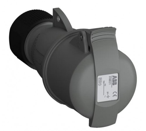 Розетка кабельная Easy&Safe 316EC1,16А,3P+E,IP44,1ч2CMA102007R1000 ABB