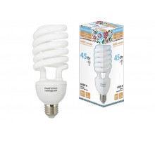 Лампа энергосберегающая КЛЛ  45Вт Е27 865 cпираль НЛ-HS  SQ0347-0036  TDM